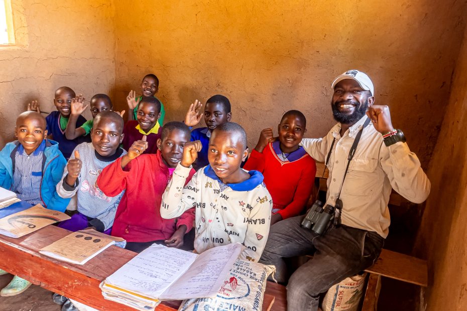 supporting the one of the orphanage schools in Ruhija Bwindi