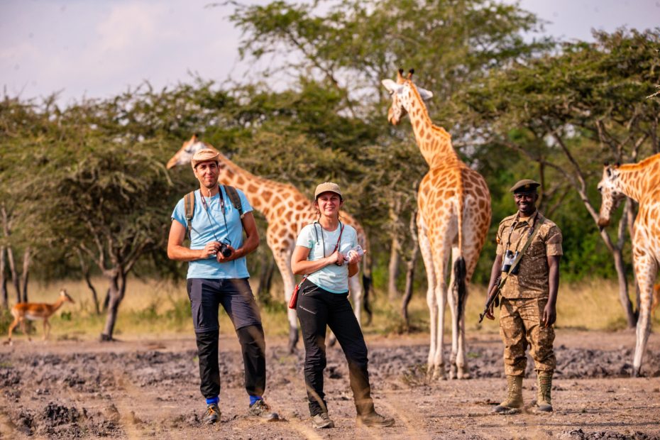 Guided nature walk in Lake Mburo National Park
